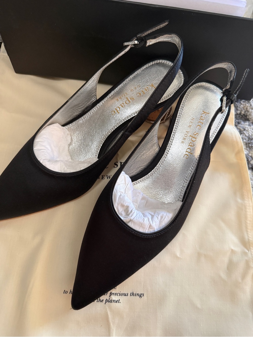 Kate Spade - Soiree Slingback Pumps 6.5 - Picture 4 of 7